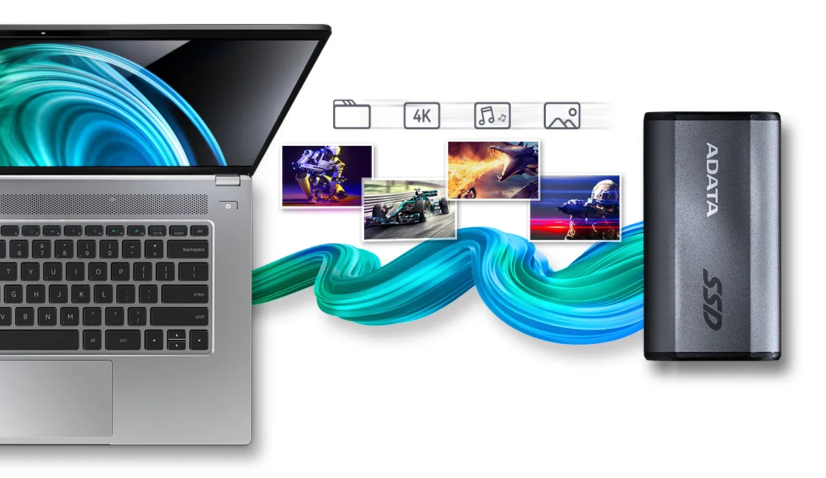 portail e Telemovel e disco externo